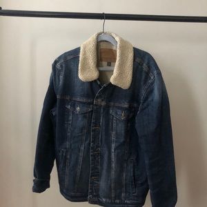 American Eagle - Denim Bomber Jacket